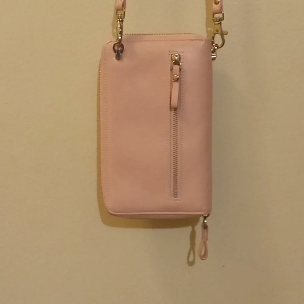 Pink & Silver Multi-Function Wallet/Crossbody - Picture 5 of 15